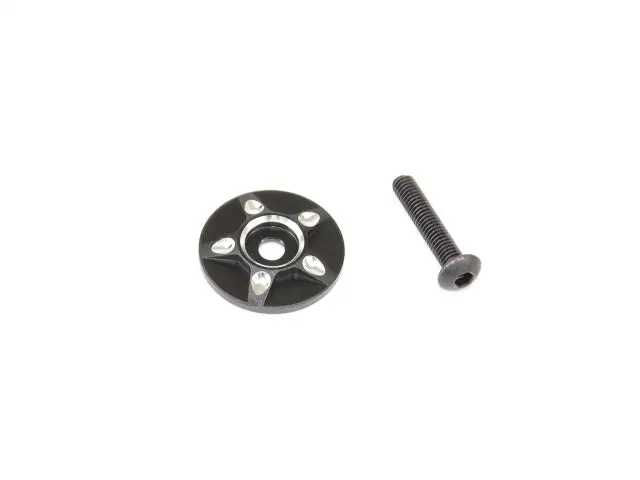 <R0416> Alu Belt Tensioner Flange (Black) 1