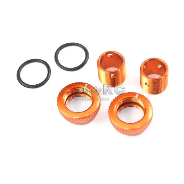 Radtec Aluminum Body Height Fine Adjuster Set Orange Ba-10001 1
