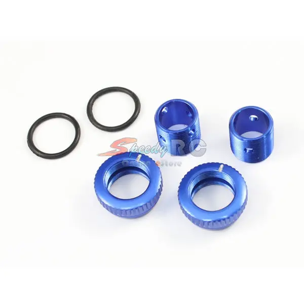 Radtec Aluminum Body Height Fine Adjuster Set Blue Ba-10004 1