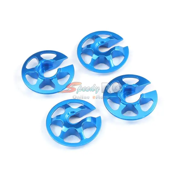 Radtec Aluminum Lightweight Spring Retainers 4 Pcs Blue Yk-10001 1