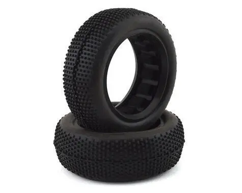 Super Mini - 1/10Th 2Wd Front Buggy Tires W/Grey Inserts (2Pc) 1