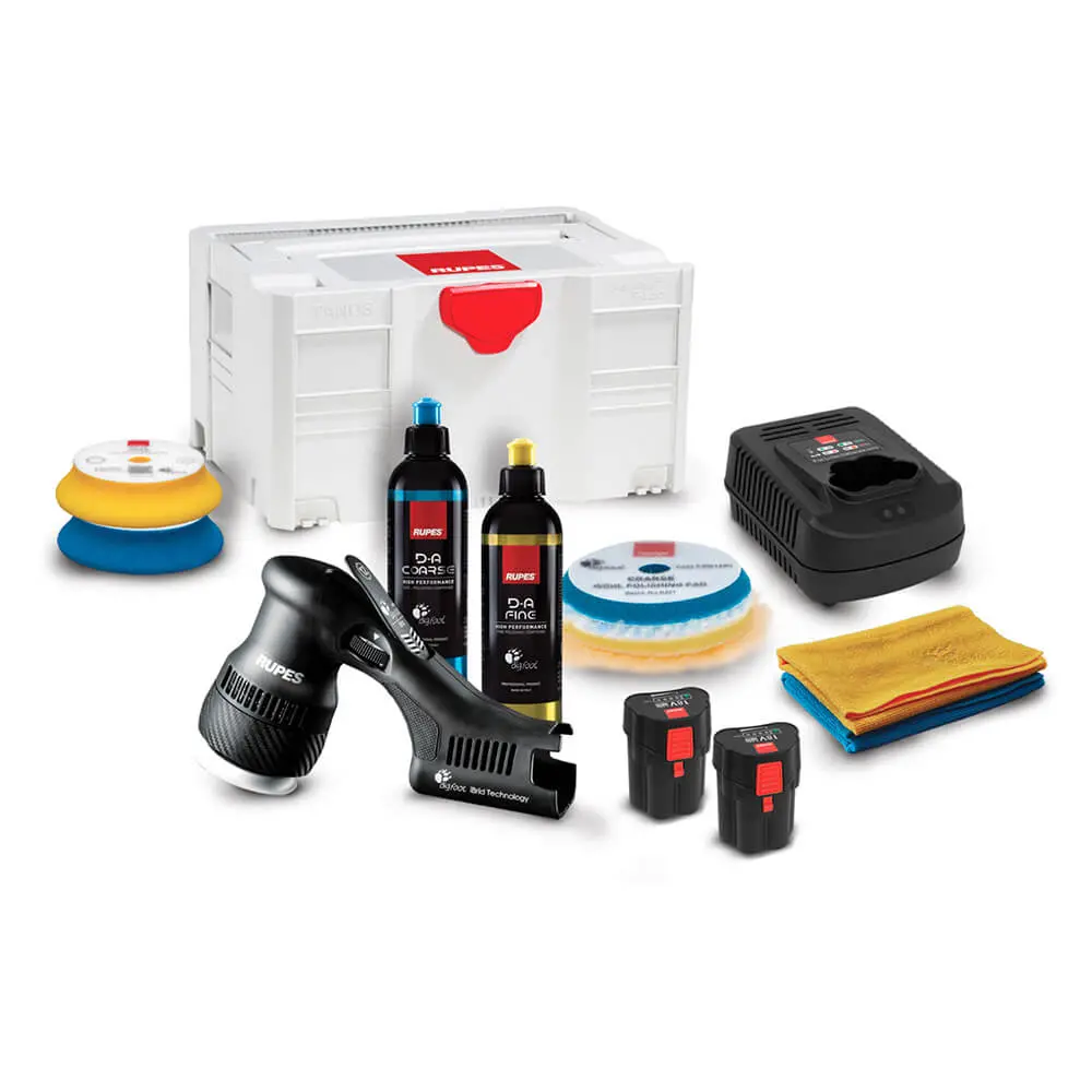 Rupes Bigfoot Hlr75 Mini Ibrid Polisher Kit Hlr75-Beta 1