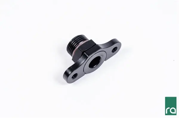 Radium Engineering Fpr Adapter - 8An Orb 11Mm Bore 39Mm Spacing M6 20-0301 1
