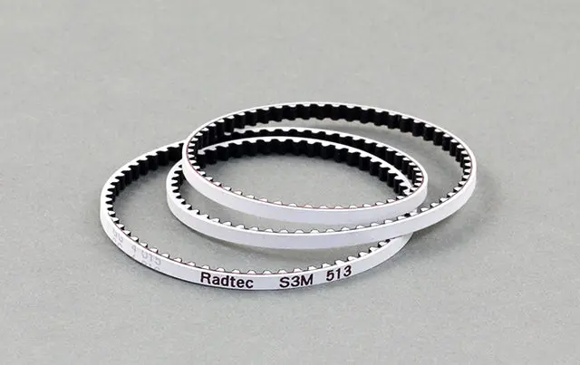 Bel-20003 Radtec Low Friction White Rear Drive Belt (S3m189) For Stock (T4/Bd8sv/A800/If14/Destiny) 1