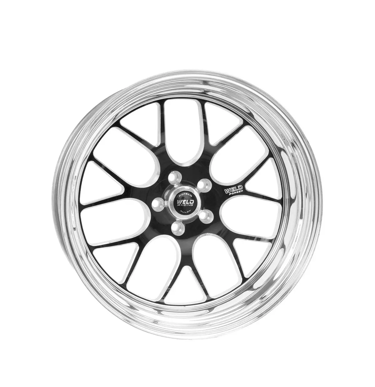 Weld Wheels Rt-S S77 -- 18X9.0 5X4.5 High Pad 6.1" B/S +28Mm -- Black Front For Toyota Supra 1