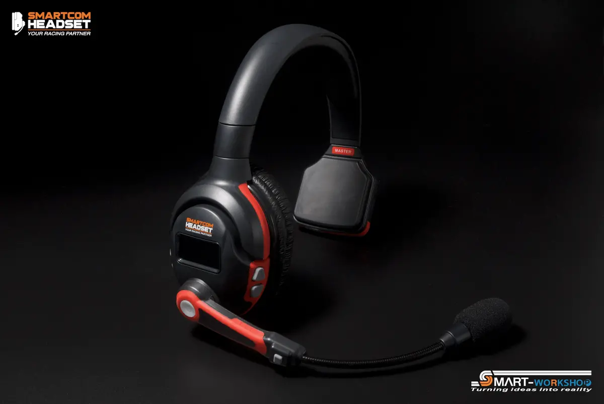 Smart Workshop Smart-Com Headset 2Pcs - Black/Blue - Sch-8286-17 1
