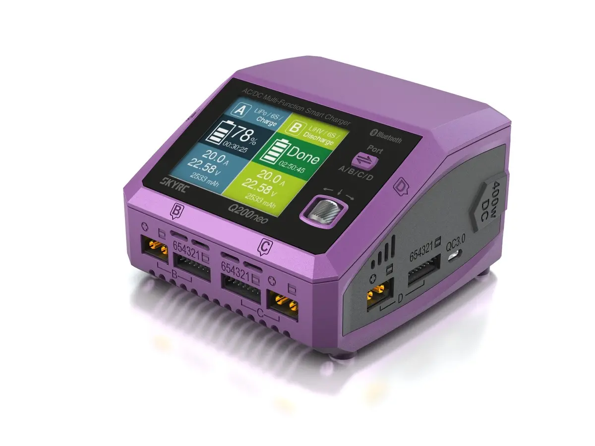 Q200 Neo Quattro Ac/Dc Charger (Ac Max 200W - Dc Max 400W) 1
