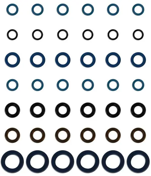 Seal Kit For Fuel Injector Clinic Honda/Acura J-Series 1998-2003 Injectors (Slk-118X6) 1