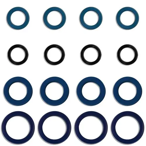 Seal Kit For Fuel Injector Clinic Low-Z Injectors For Dsm/Evo (Scribed Part Numbers Ending In "K") (Slk-126X4-K) 1