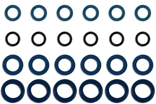 Seal Kit For Fuel Injector Clinic Low-Z 3000Gt Vr4, Rb26, Or 7M-Gte Injectors (Not For Scribed Part Numbers Ending In "K") (Slk-135-185X6) 1