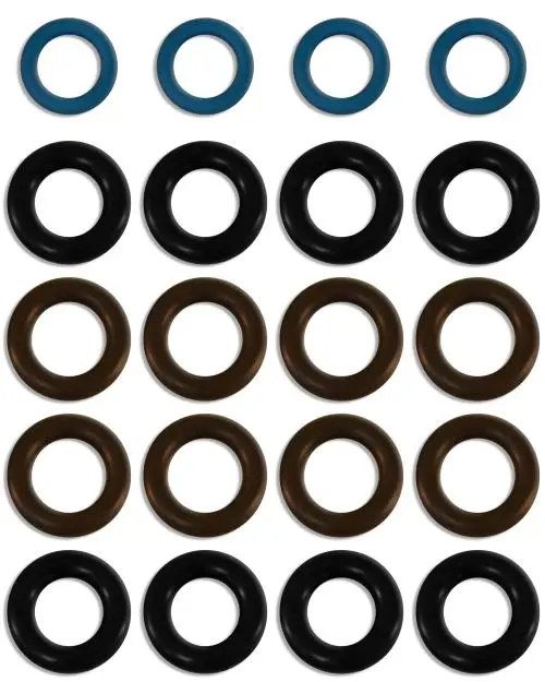 Seal Kit For Fuel Injector Clinic Nissan 240Sx 11Mm Injectors Top Feed Style Injectors (Slk-181) 1