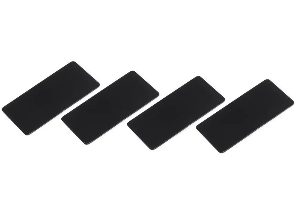 Smj1141b  Wing Endplate For 1/10 Touring Car (Black/0.5Mm/4Pcs) 1