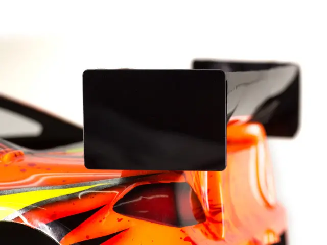 Wing Endplate For 1/10Gp Touring (Black/0.8Mm/4Pcs)[Smj1153] 1