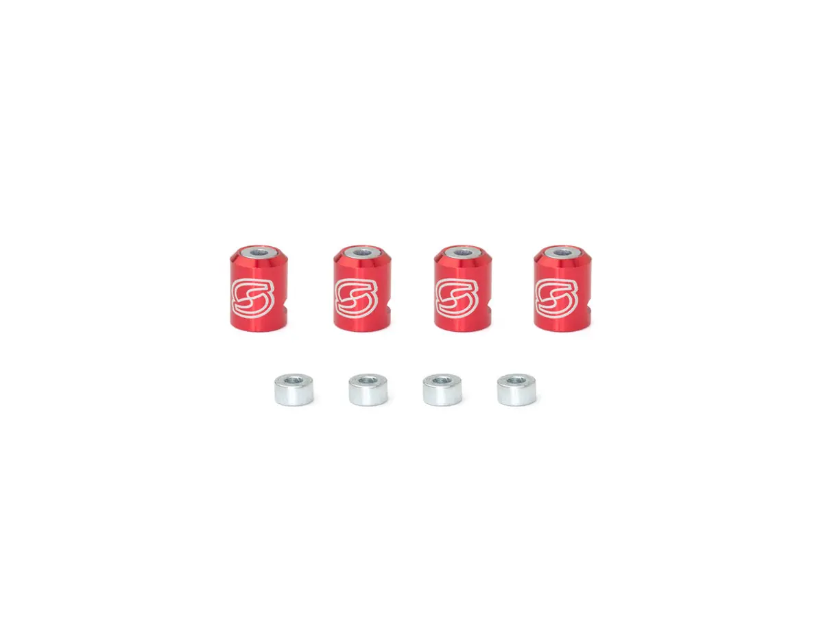 Smj Magnetic Body Post Marker (1/10 Scale Car/Red) 1