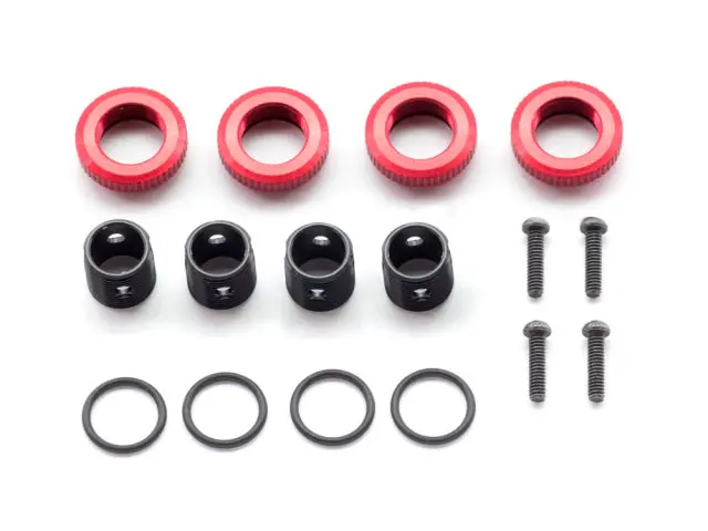 Aluminum Body Height Adjuster (Red / 4 Pieces Included) 1