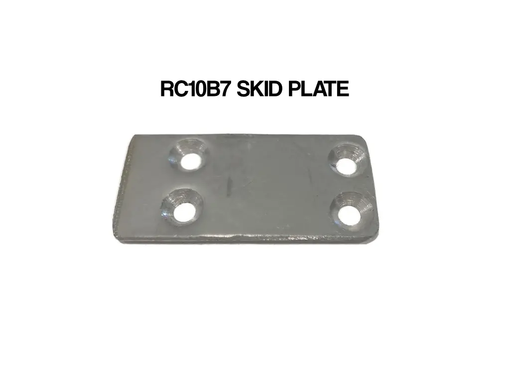 Src Stainless Steel Rear Chassis Skid Protector B7/T7/Sc7 (1Pc) 1