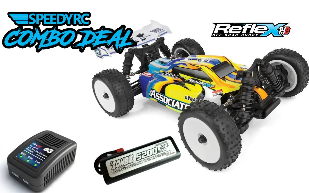 Team Associated Reflex 14B Gamma Rtr Ongaro - Get Race'in Combo 1