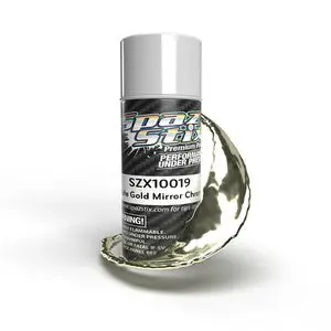 White Gold Mirror Chrome Aerosol Paint, 3.5Oz Can 1