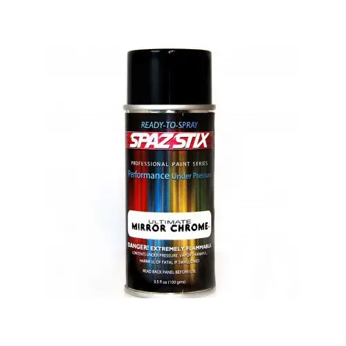 Spazstix Ultimate Mirror Chrome Aerosol Paint 3.5Oz - Szx10009 1