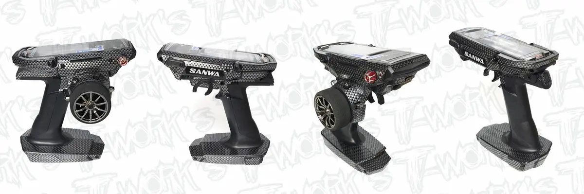 Ts-045 Shiny Graphite Sticker (For Sanwa & Airtronics M17 ) 1