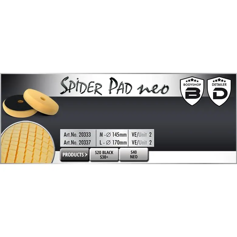 Scholl Neo Spider Pad 5.5" Honey 1