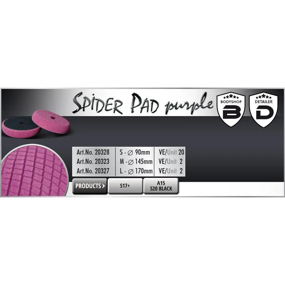 Scholl Spiderpad Purple 5.5" (Non Spider Design*) 1