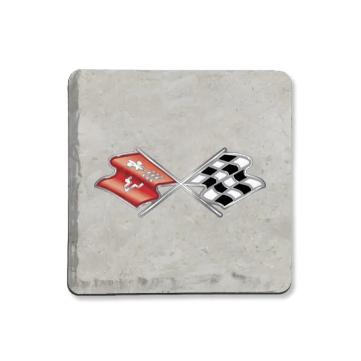 Corvette C3 Logo Coaster 1