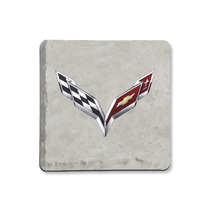 Corvette C7 Logo Coaster 1