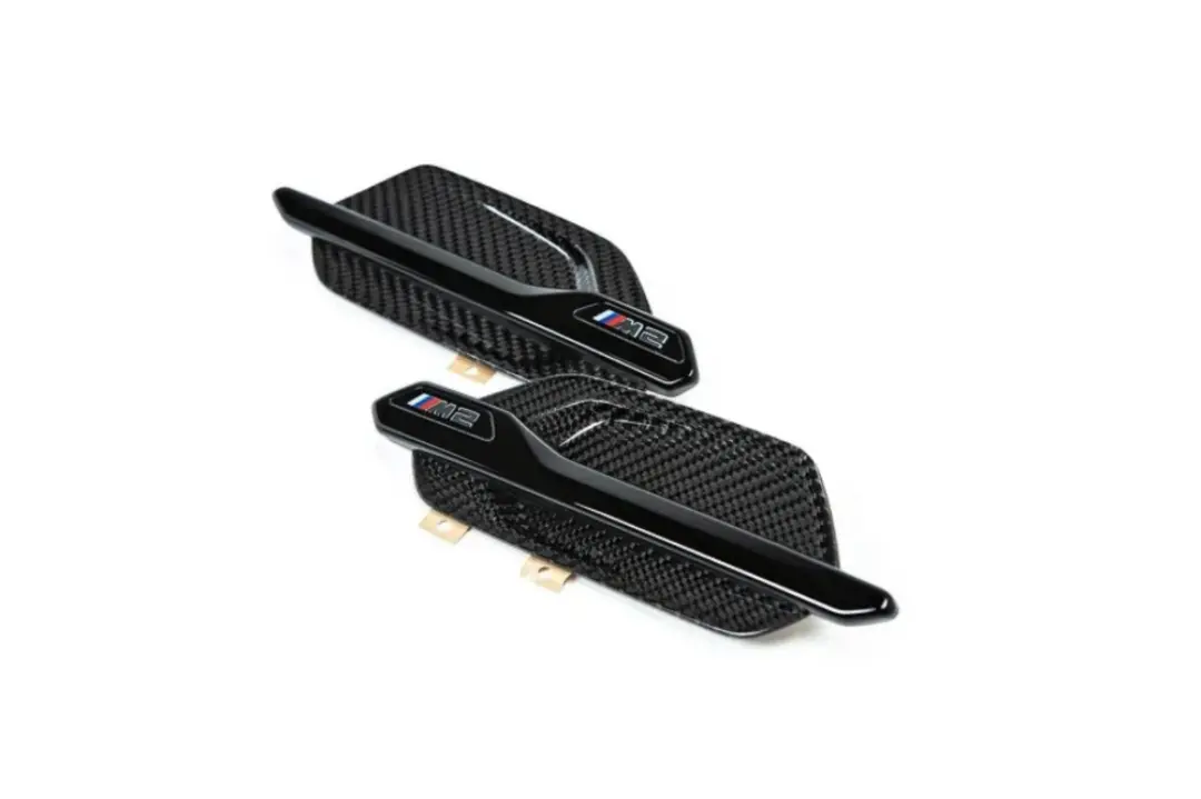 M Performance Carbon Fibre Side Fender Trims For Bmw M2 & M2 Competition (2015-2021, F87) 1