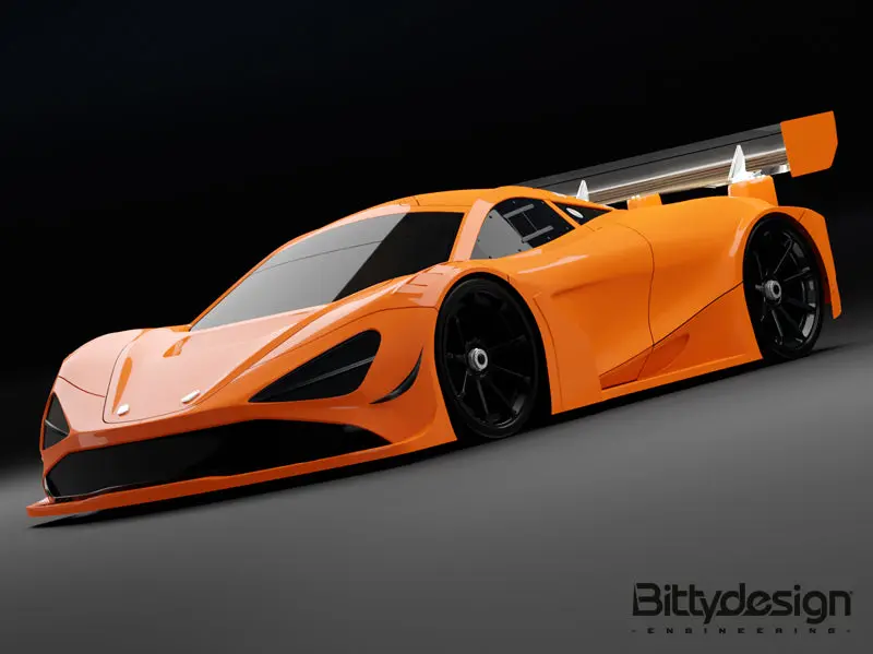 Bittydesign Seven65 1/8 Gt Body 325Mm Wb  Bdgt8-S65 1