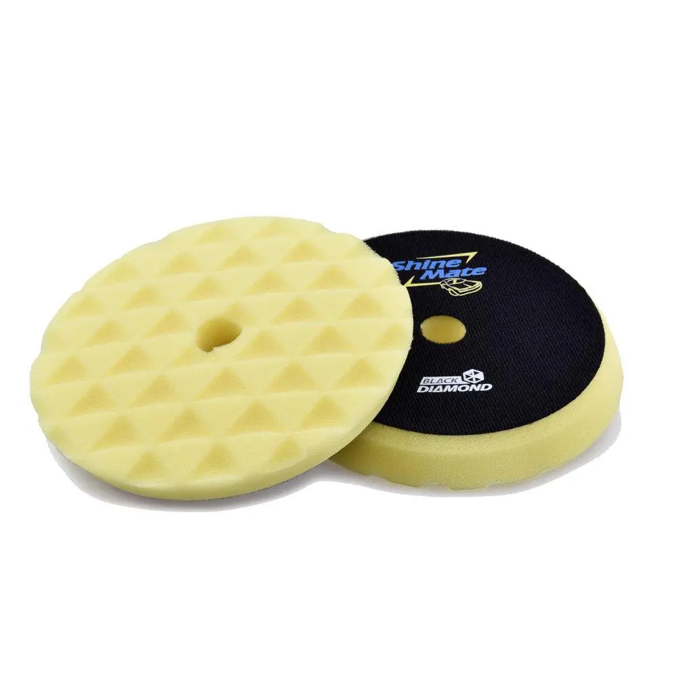 Shinemate Diamond Yellow Cutting Pad (5.5", 6.5") 1