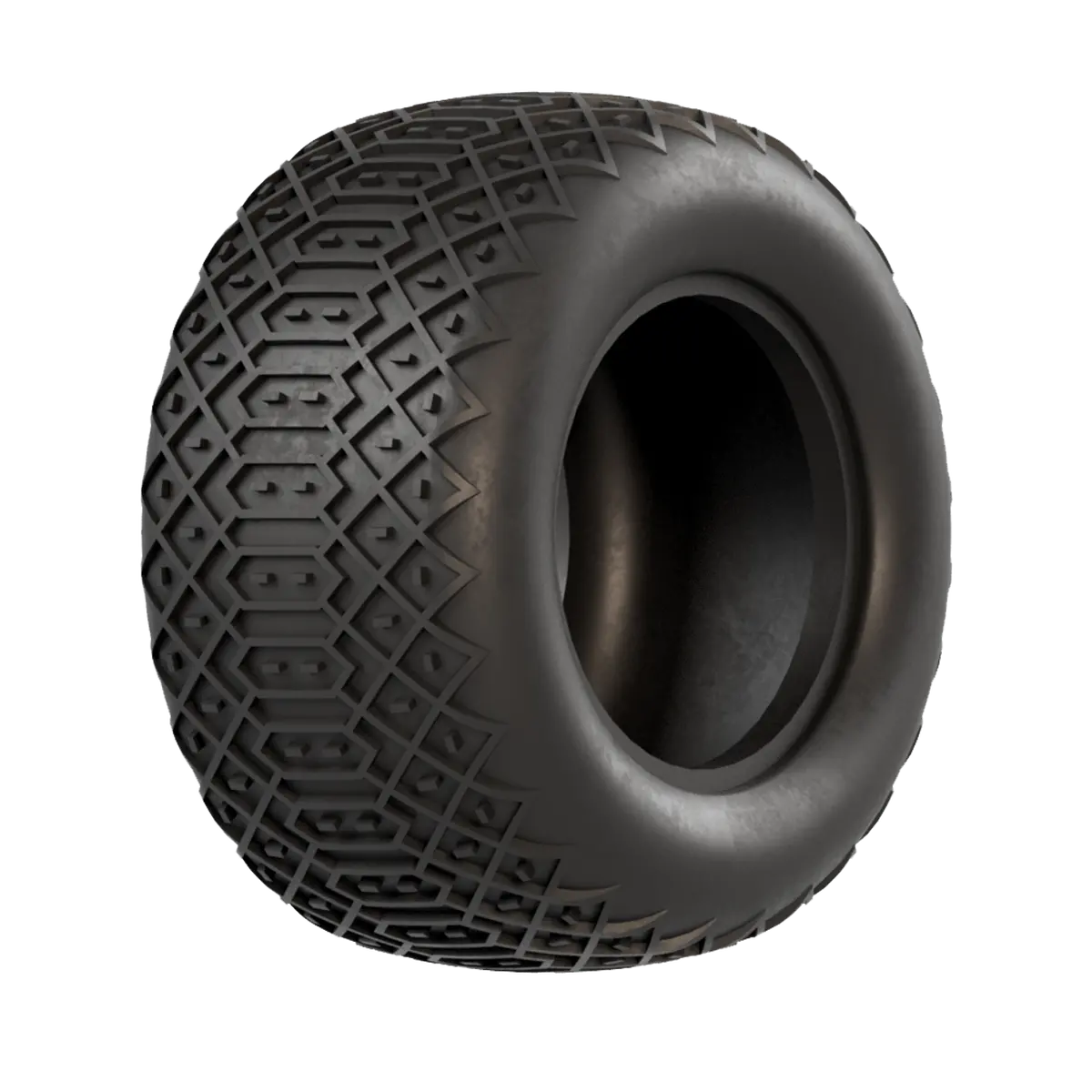 Raw Speed Rip Tide Stadium Truck Tires W/Inserts (Pair) 1
