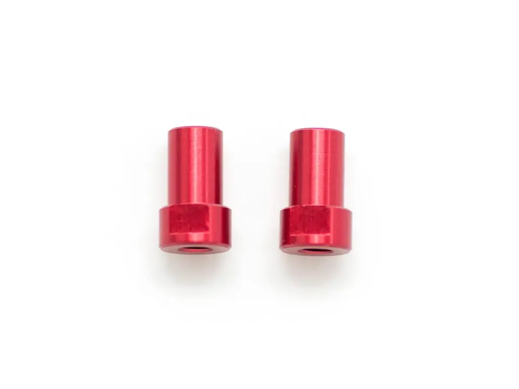 Infinity Chassis Mounted Aluminum Steering Post Red (2 Pcs) - T090 1