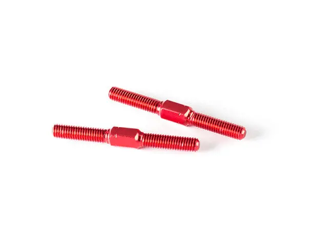 Alu Turnbuckle M3x30mm (Red/2Pcs) T118 1
