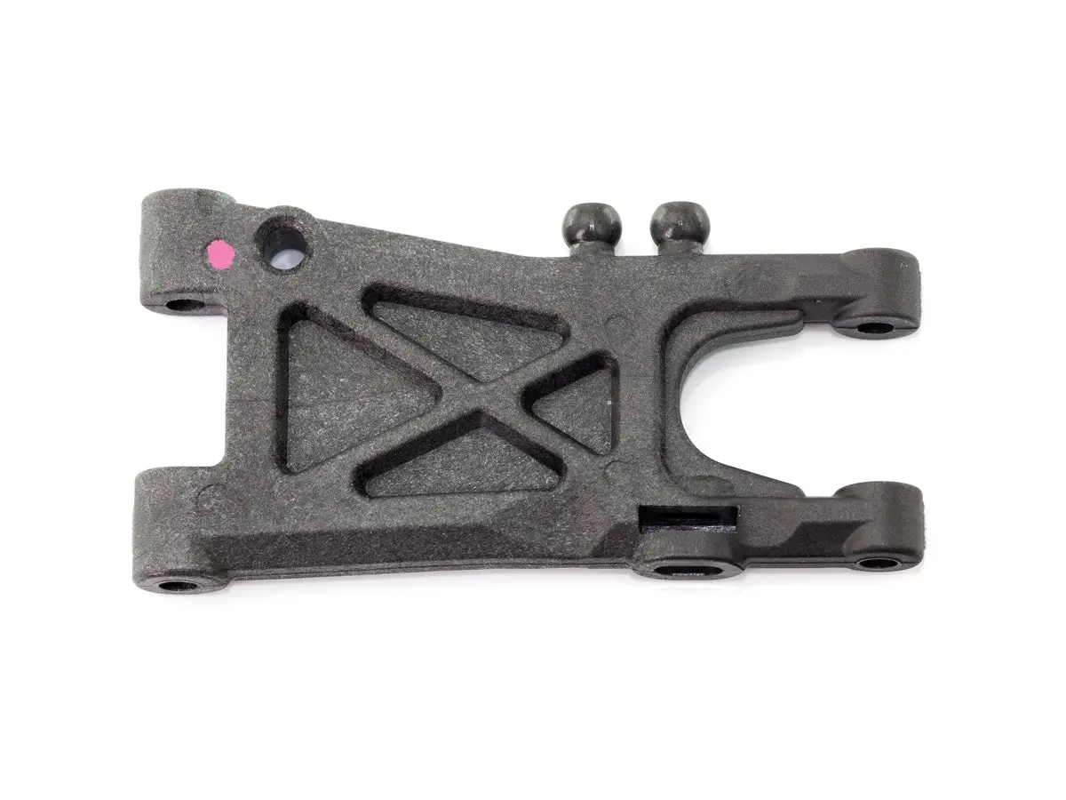 T165-Sh Rear Prs Suspension Arm (Graphite/Super Hard) 1