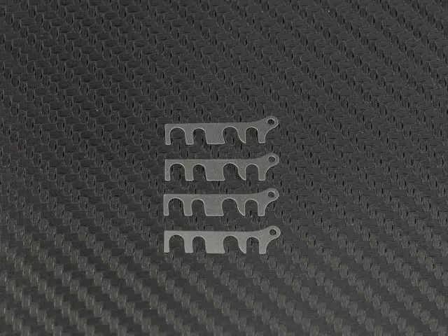 <T200-0_2> Lower Suspension Block Spacer Rf 0.2Mm (Sus/4Pcs) 1