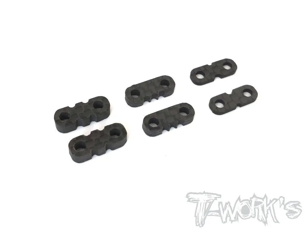 Graphite Servo Mount Spacer Set B( 1.5 , 3.0 , 4Mm Each 2Pcs. ) 1