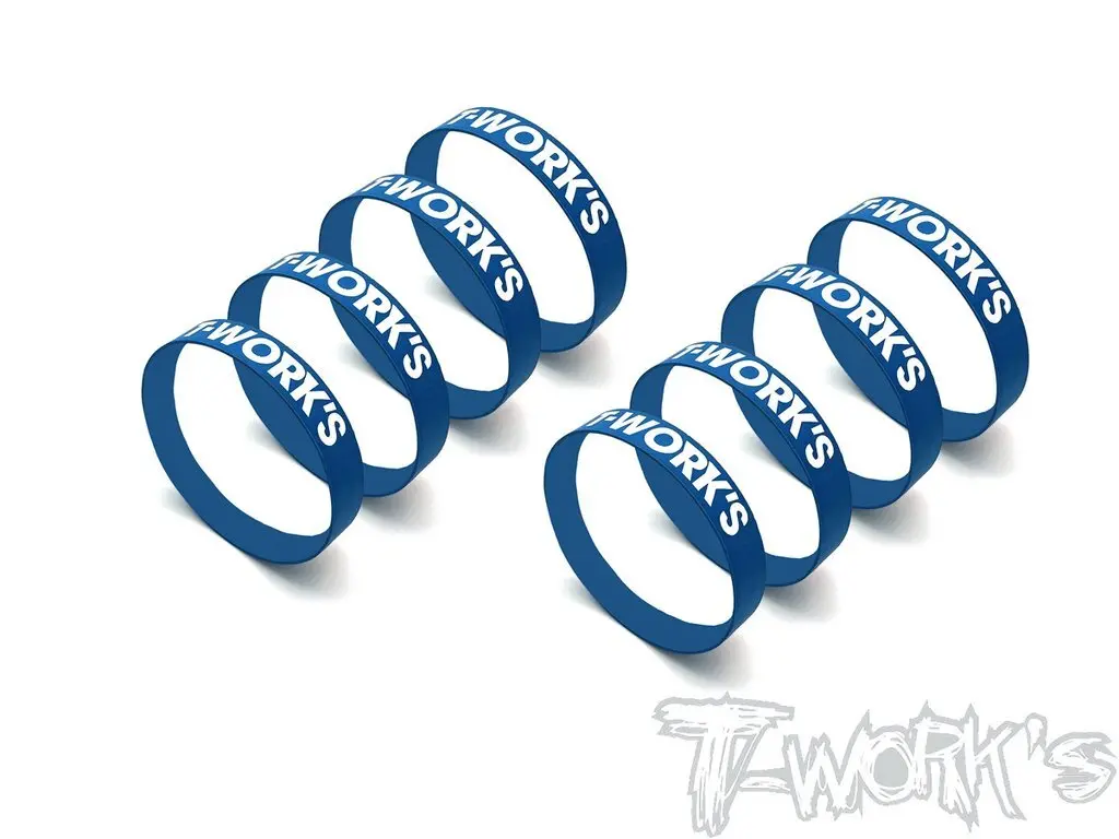 T-Works Tire Gluing Band ( 1/8 Buggy ) 8Pcs - Ta-136-A 1