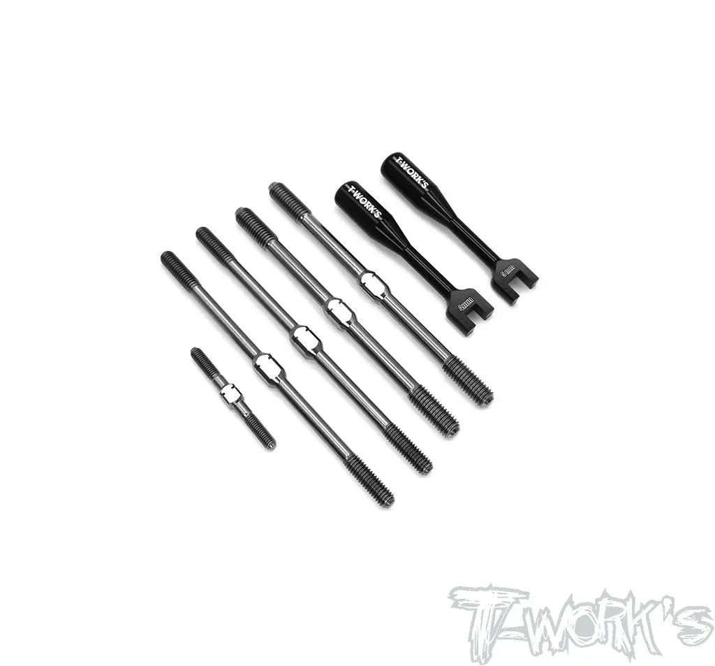 Tb-232 64 Titanium Turnbuckle Set ( For Team Associated Rc8 T3.2/T3.2E ) 1