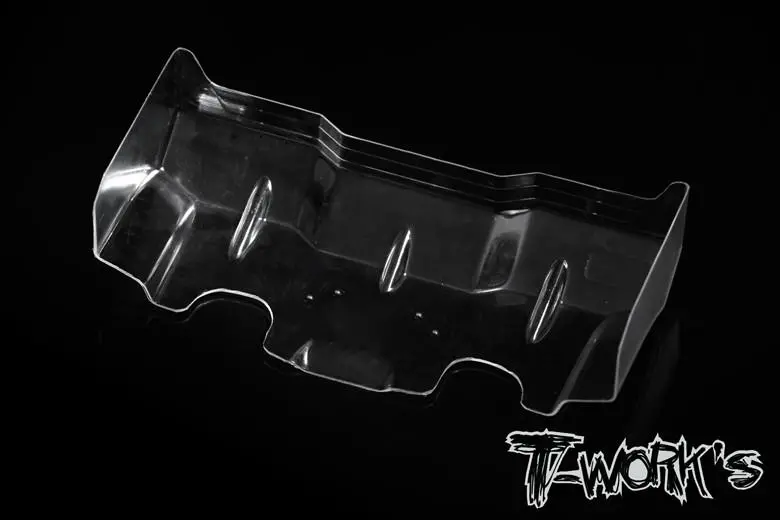 Te-129 1/10 Lexan Flat Rear Wing 6.5" Wide 2Pcs. 1