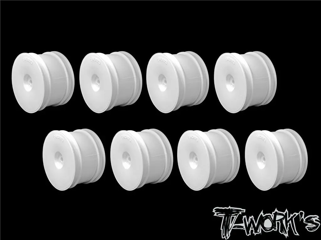 2.2" 12Mm Hex Rear Wheels White (8Pcs) 1