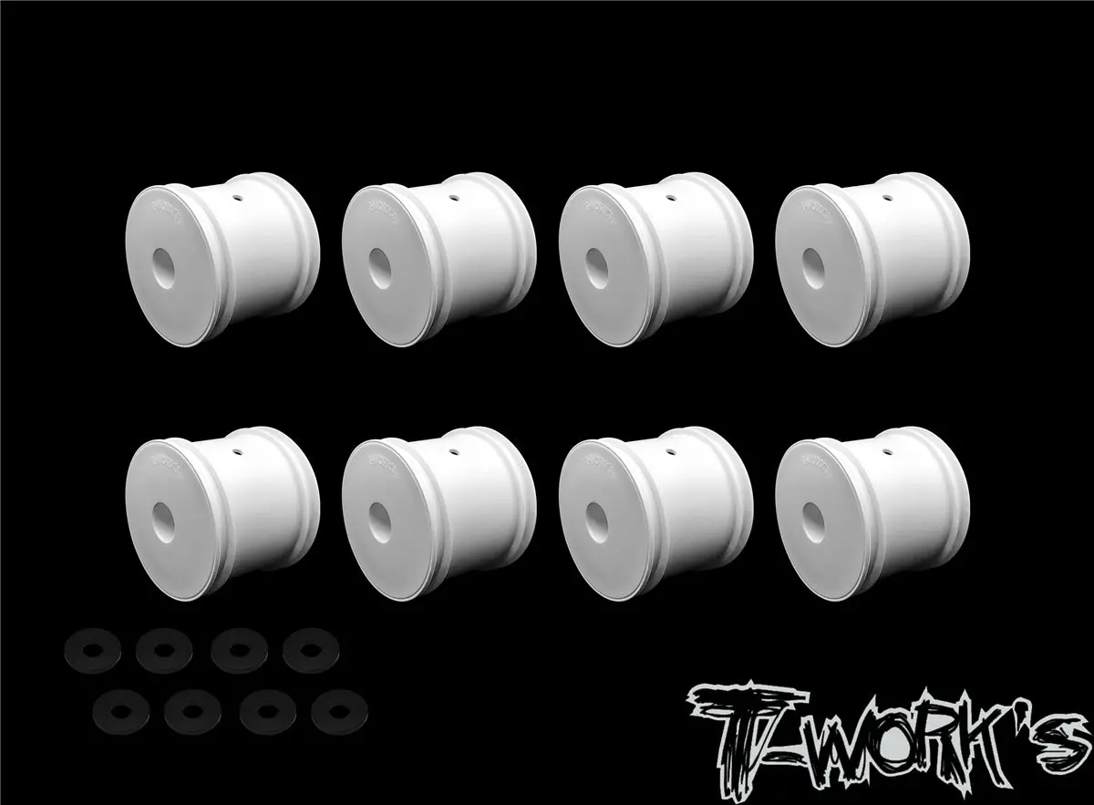 Te-238-B  12Mm Truck Wheel White (  Tlr 22T 4.0 ) 8Pcs. - 12Mm Truck Wheel White  8Pcs. 1