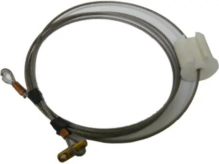 Elliptical Ss Cable W/ Plastic End Plug 1
