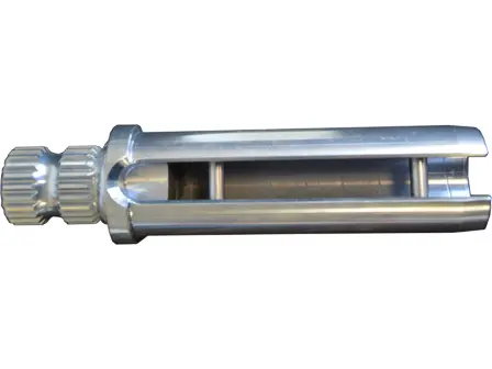 Elliptical Splined End Plug - Zinc Plated 1