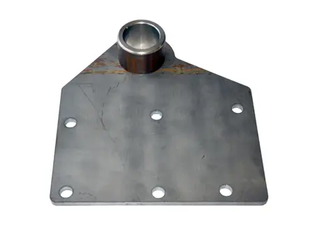 Trailer Chassis Hinge Plate - Old Style - Incl Boss & Bushes 1