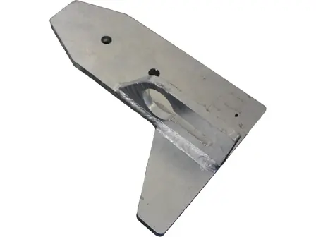 Taildoor Striker Plate Galvanised - Right 1