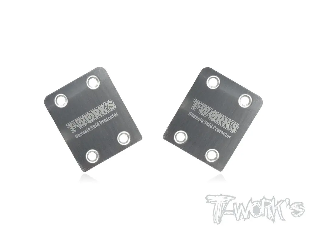 Stainless Steel Rear Chassis Skid Protector ( Hb Racing D817/D819/E819 ) 2Pcs. 1