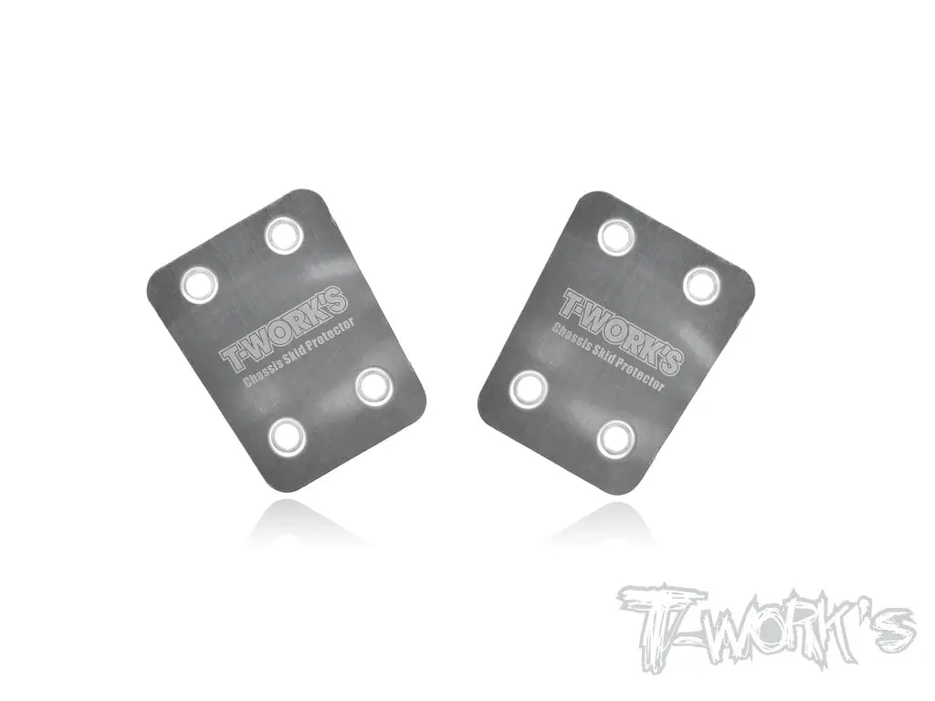 To-220-S Stainless Steel Rear Chassis Skid Protector ( For S-Workz S350 Evo / S350 Evo Ii / S35-3 / S35-3E/S35-4) 2Pcs. 1