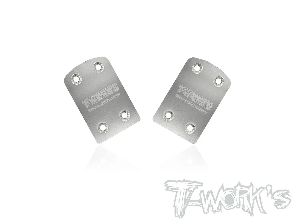 Stainless Steel Rear Chassis Skid Protector ( Xray Xb4'21 ) 2Pcs 1