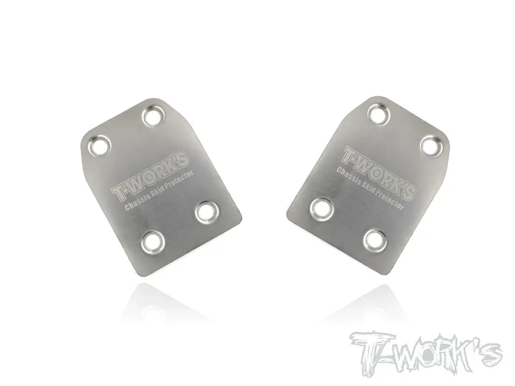 To-220-X Stainless Steel Rear Chassis Skid Protector ( Xray Xb8, Xb9,Xb8e,Xb8'22 ) 2Pcs. 1